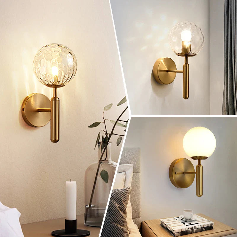 Afralia™ Iron LED Sconce Lamp for Modern Bedroom and Living Room Lighting