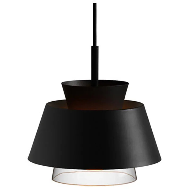 Afralia™ White Glass Pendant Light for Living Room Dining Bedroom Study Restaurant Home Decor