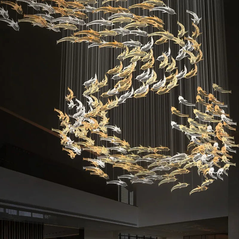 Afralia™ Crystal Luxury Chandelier for Living Room - Modern Designer Decorative Lighting