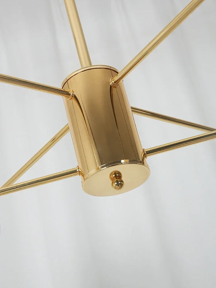 Afralia™ Adjustable Ball Glass Lustre Chandelier for Living, Dining, Bedroom Lighting