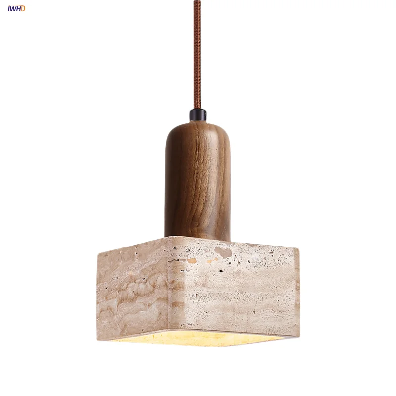 Afralia™ Nordic LED Wood Pendant Lamp - Adjustable Hanging Light Fixture
