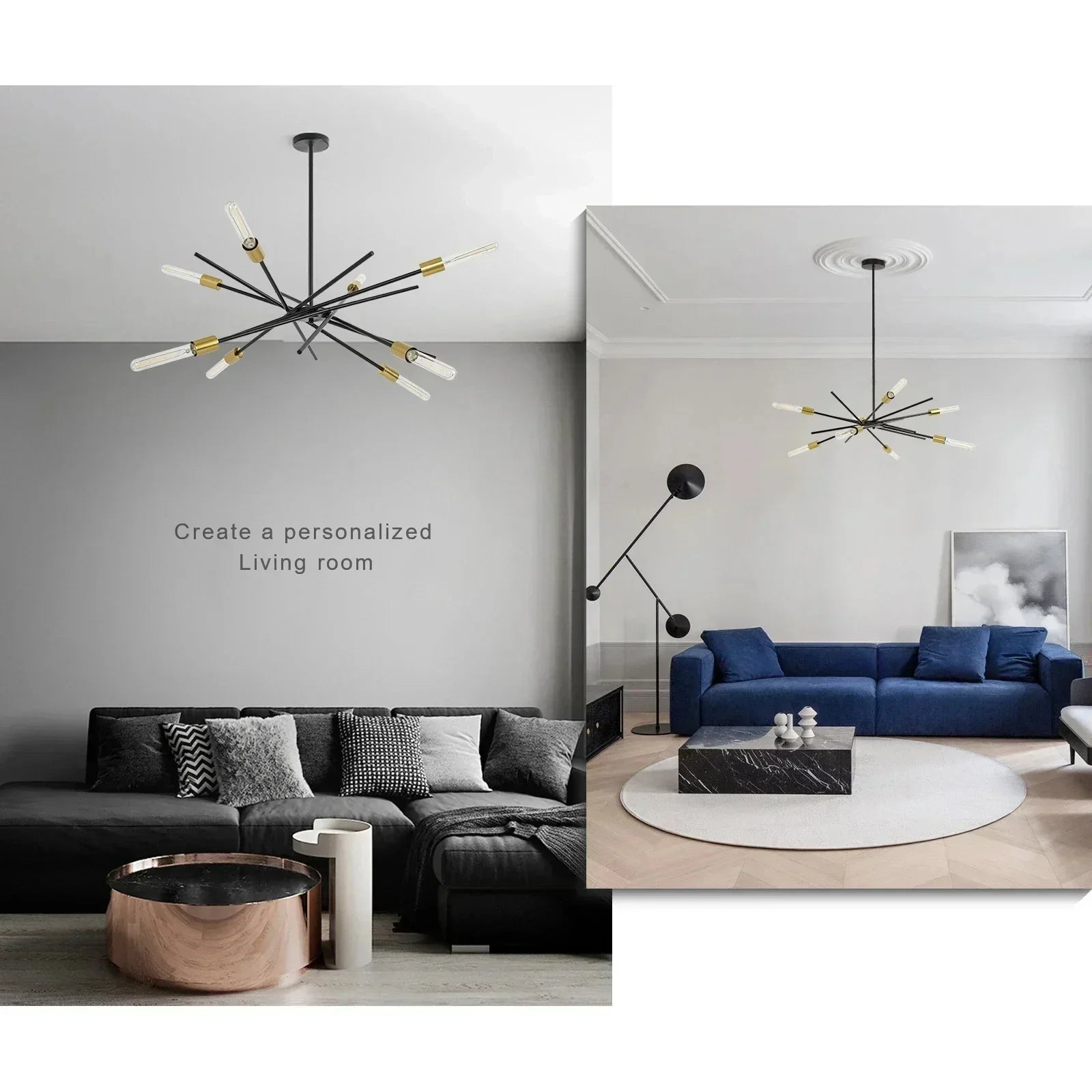 Afralia™ Stylish LED Pendant Chandelier for Modern Home Decor