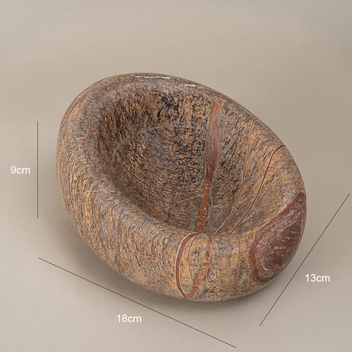 Afralia™ Bird's Nest Marble Bowl for Jewelry Storage and Home Decor