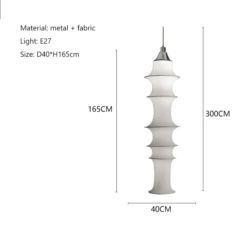 Afralia™ Wabi Sabi Minimalist Fabric Pendant Lights for Living, Dining, and Bedroom