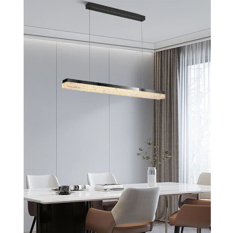 Afralia™ Copper Minimalist Chandelier for Dining Table, Bar Counter, Nordic High-End Design