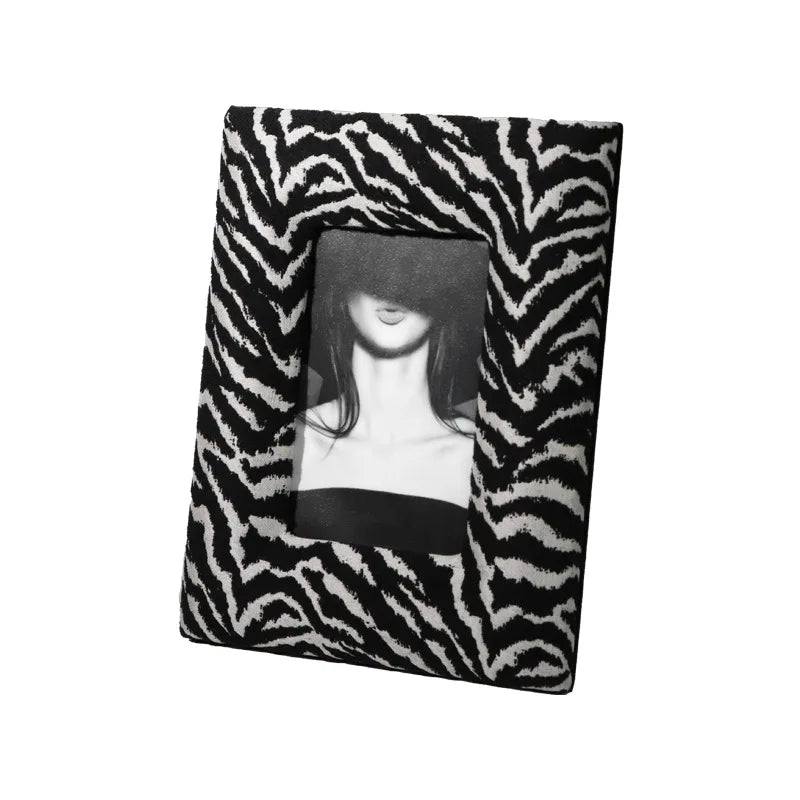 Leopard Print Photo Frame: Afralia™ Desktop & Wall Decoration Piece