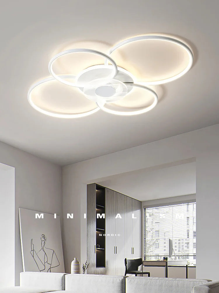 Afralia™ Living Room Ceiling Lamp Modern Minimalist Bedroom Lighting