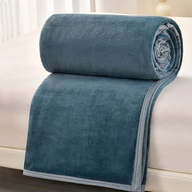 Afralia™ Cozy Flannel Blanket: Multi-Functional Sofa Cover for Adults