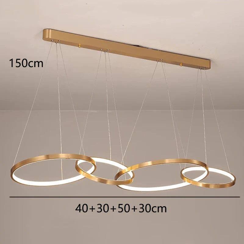 Afralia™ Modern LED Pendant Chandeliers for Living Room and Dining Room