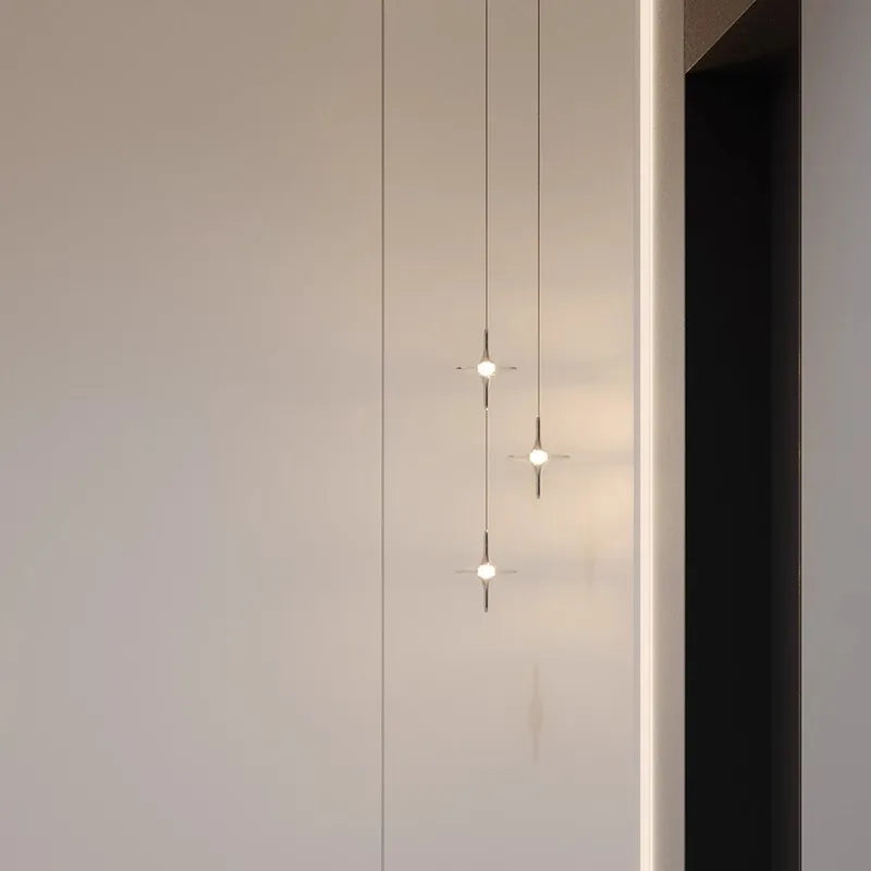 Afralia™ Crystal Small Chandelier Wall Lamp for Bedroom TV, Creative and Luxe Bedside Lighting