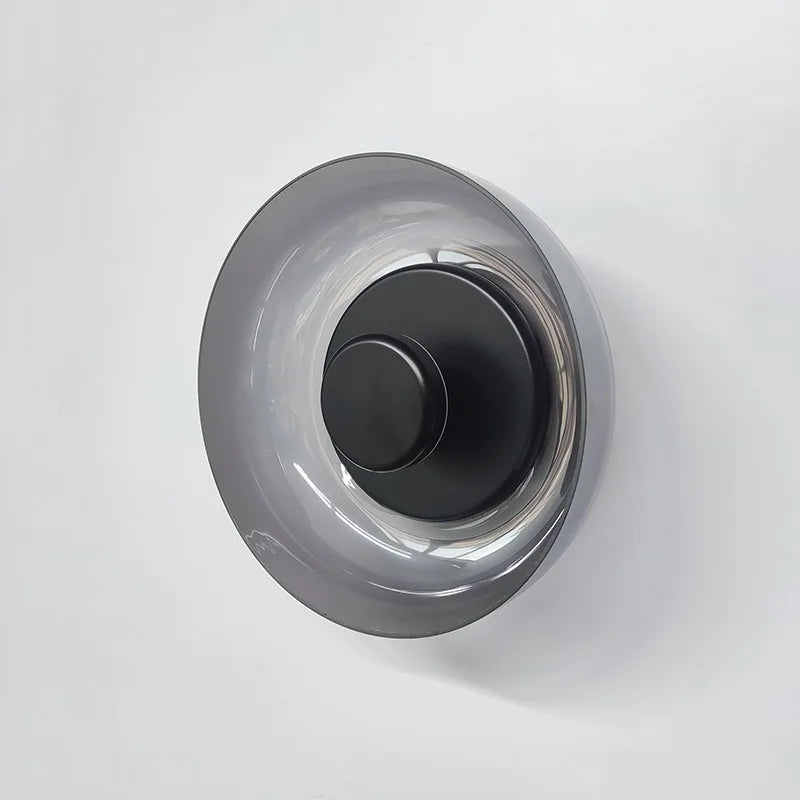 Afralia™ Nordic Glass Wall Lamp LED Sconce Light for Living & Bedroom