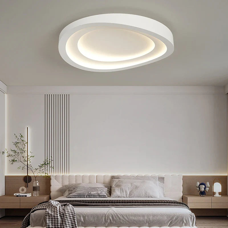 Afralia™ Modern LED Chandelier Ceiling Lamp for Bedroom, Living & Dining Room Lighting