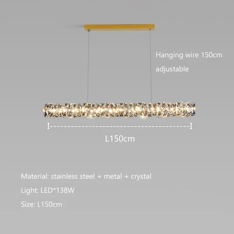 Afralia™ Crystal Pendant Chandelier for Luxury Home Decor Lighting