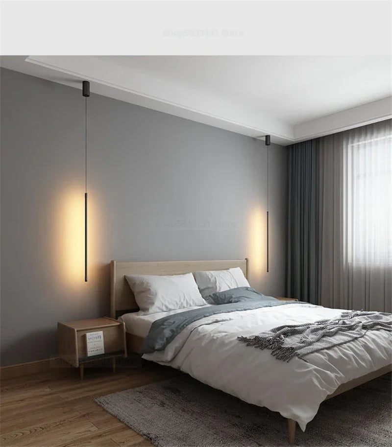 Afralia™ Nordic LED Pendant Lights Minimalist Hanging Lamps for Home Decor