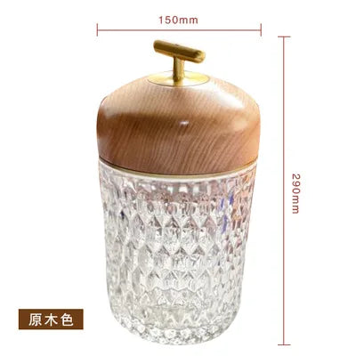 Afralia™ Conical Crystal Bedside Lamp: Elegant LED Reading Light for Home Decoration & Atmosphere