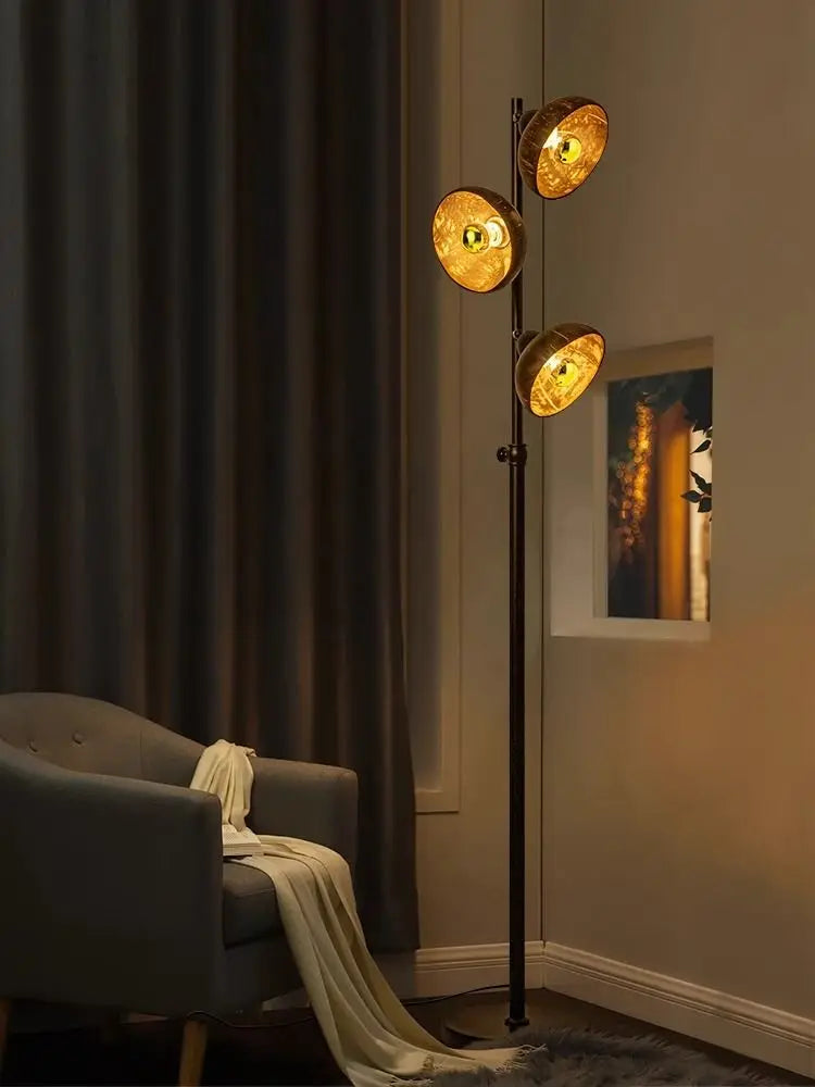 Afralia™ Coir Bed Homestay Cafe Nordic Bedroom Warm Iron Lamp