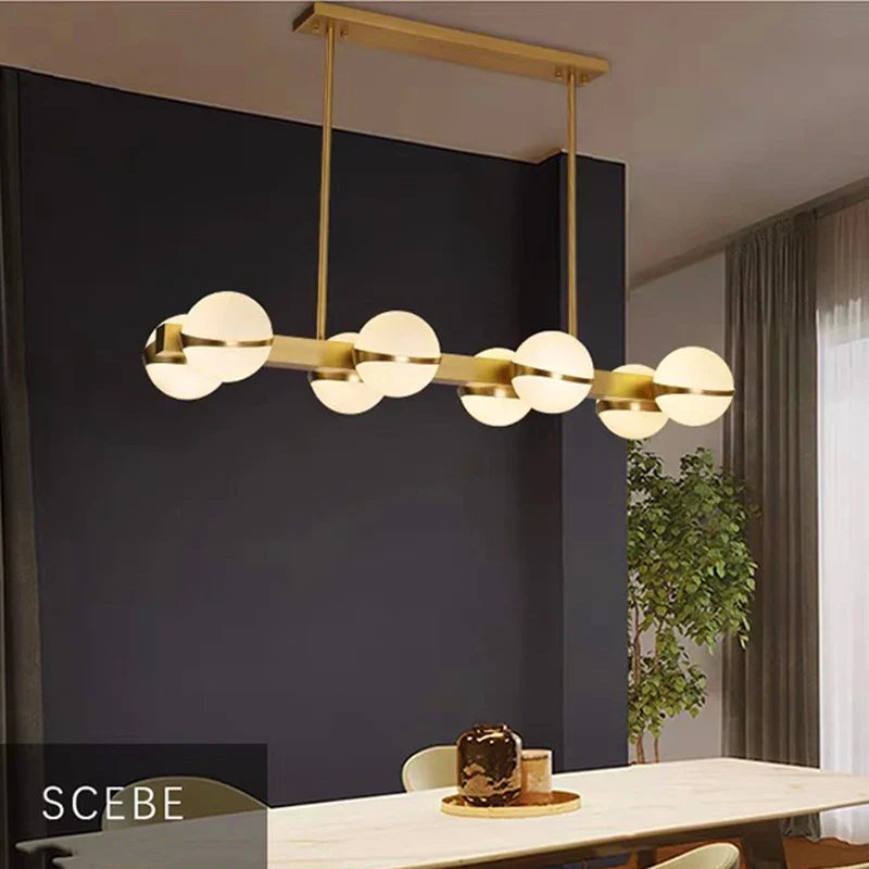 Afralia™ Modern LED Pendant Light Chandeliers for Living Room and Dining Room