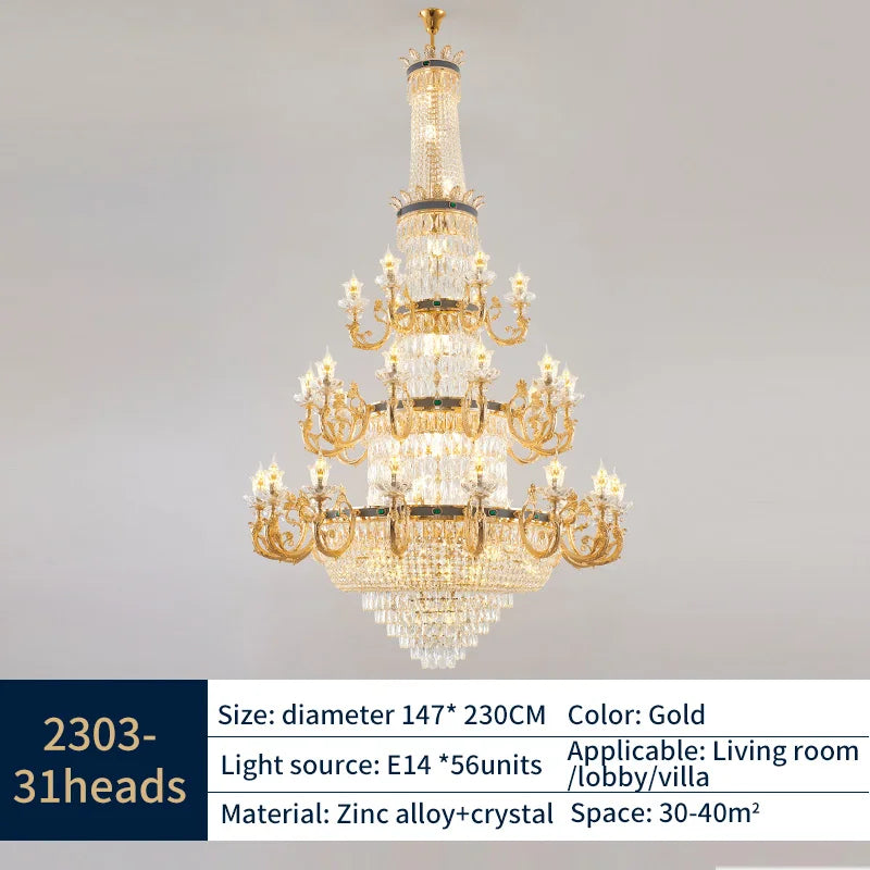 Afralia™ Crystal Dining Room Chandelier - Elegant Zinc Alloy Candle Lamp