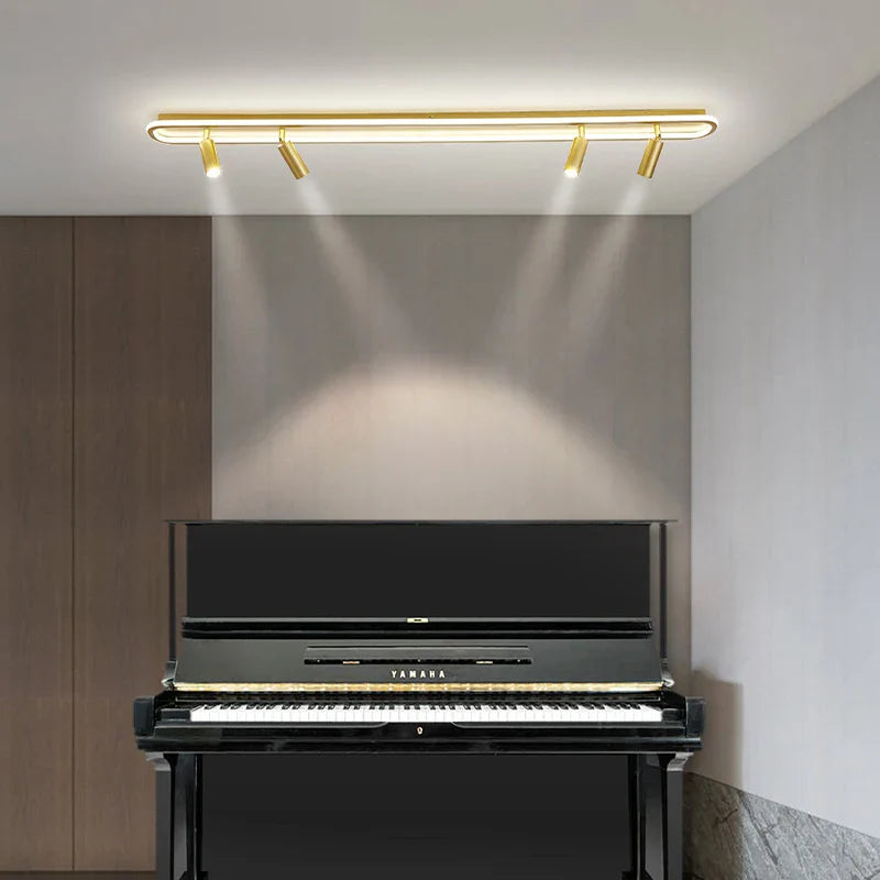 Afralia™ LED Modern Chandelier for Living Room Bedroom Indoor Lighting