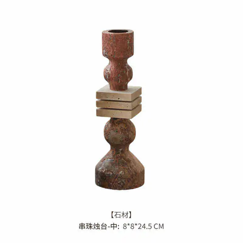 Afralia™ Marble Candle Holder: Elegant Wedding & Home Decor