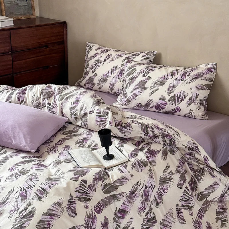 Afralia™ Floral Print Bedding Sets: Soft Comfort for All Seasons