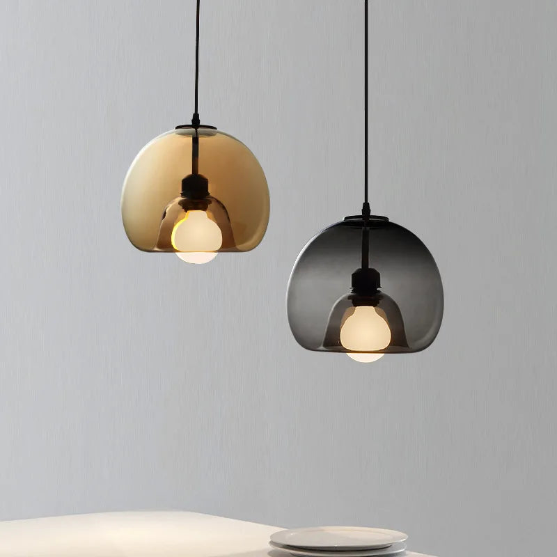 Afralia™ Modern Glass Ball Pendant Lights for Restaurant and Bar