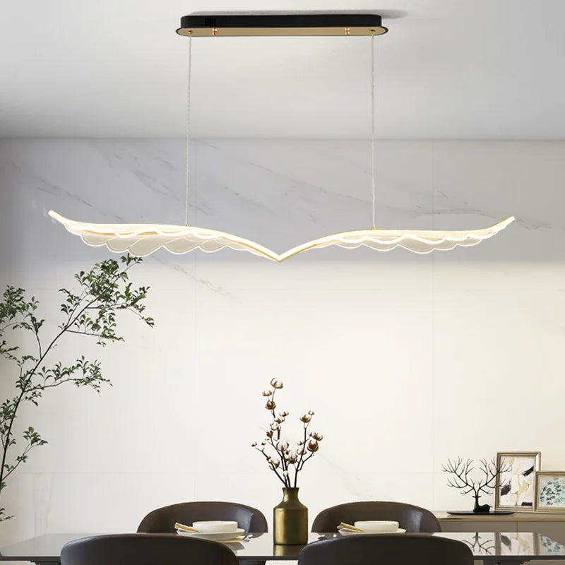 Afralia™ Winged LED Chandelier: Modern Acrylic Pendant Light for Home, Bar, Restaurant