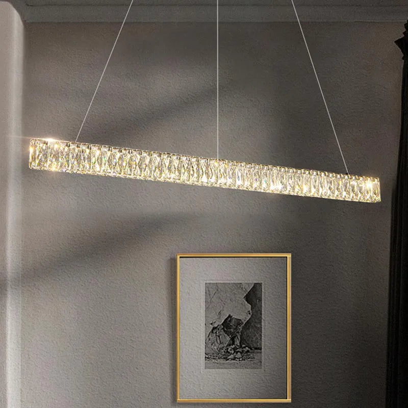 Afralia™ Crystal Chandelier: Elegant LED Pendant Lighting for Luxury Interiors