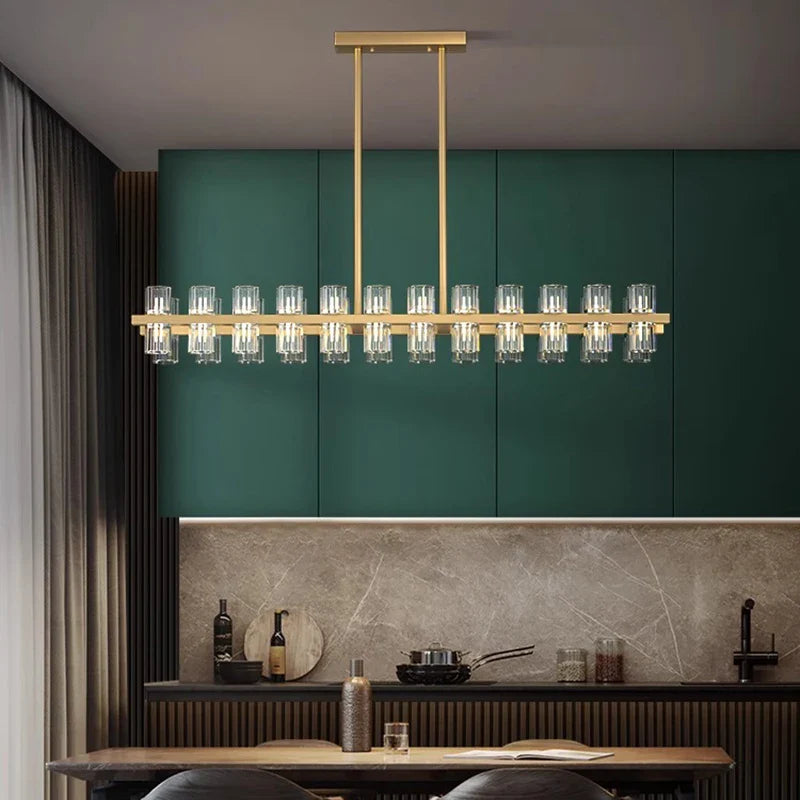 Afralia™ Modern LED Pendant Chandeliers for Living Room, Dining Room, Indoor Lighting