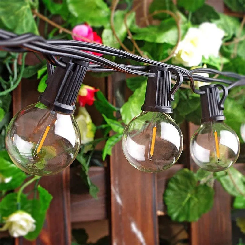 Afralia™ G40 LED String Lights for Outdoor Festive Decor and Garden Lighting