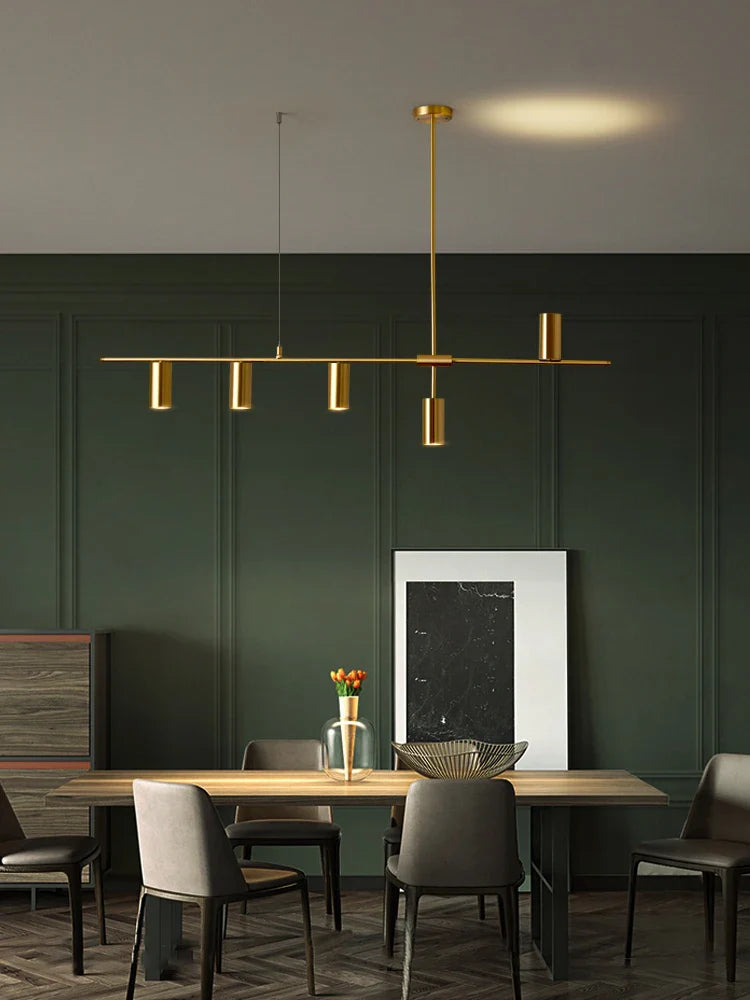 Afralia™ Nordic Plated Chandeliers: Elegant Dining Table & Bar Pendant Lamps