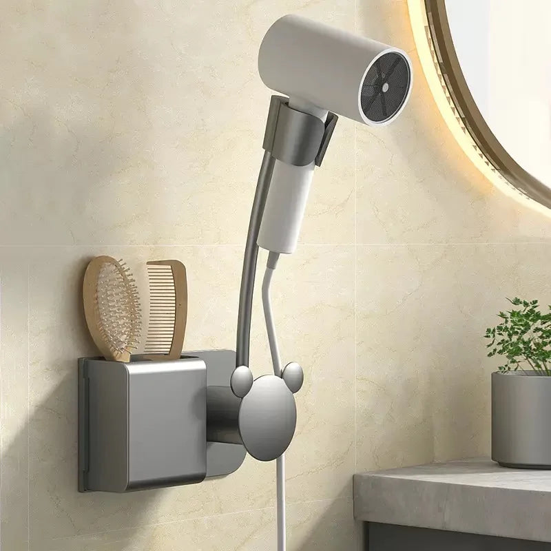 Afralia™ Wall Mounted Storage Shelf for Bathroom & Kitchen Organization