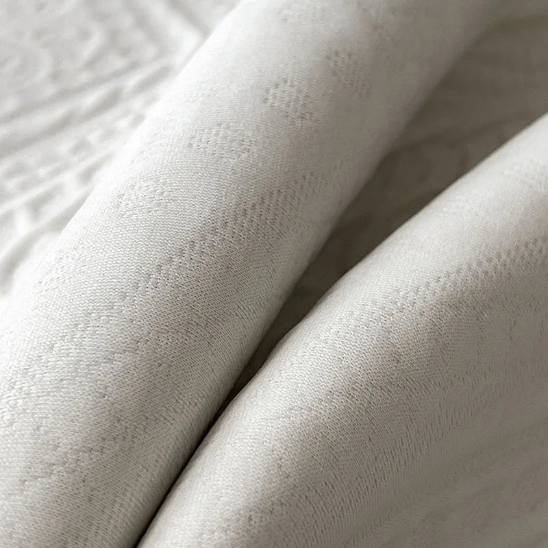 Afralia™ Luxury Carved Quilted Single Fitted Sheet - Washable Mattress Cover