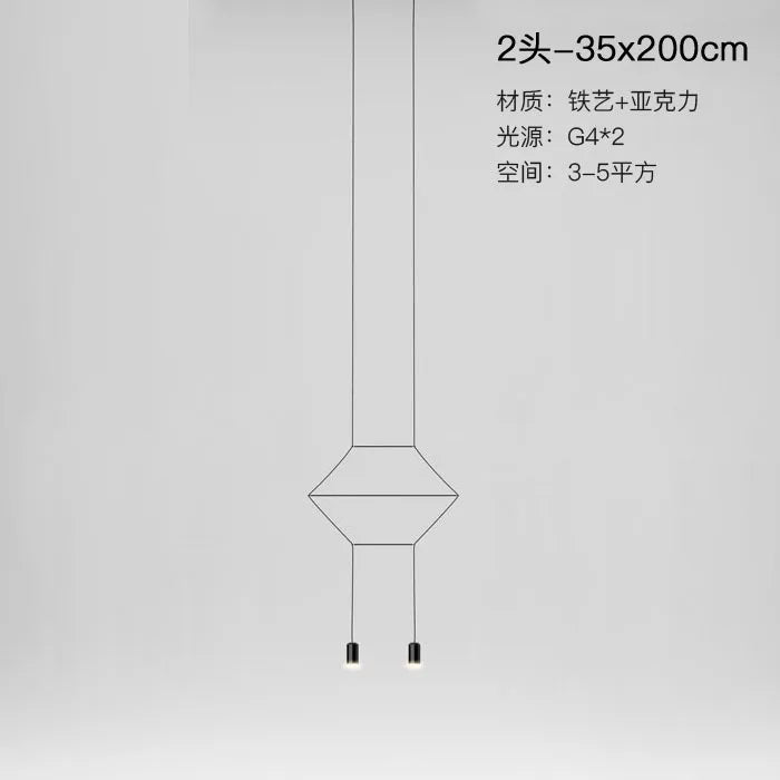 Afralia™ Designer Nordic Ceiling Chandelier for Home Decor and Living Room Lighting