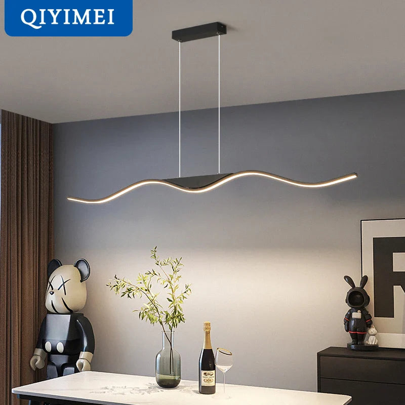 Afralia™ Nordica LED Pendant Light - Art Line Indoor Lighting Fixture