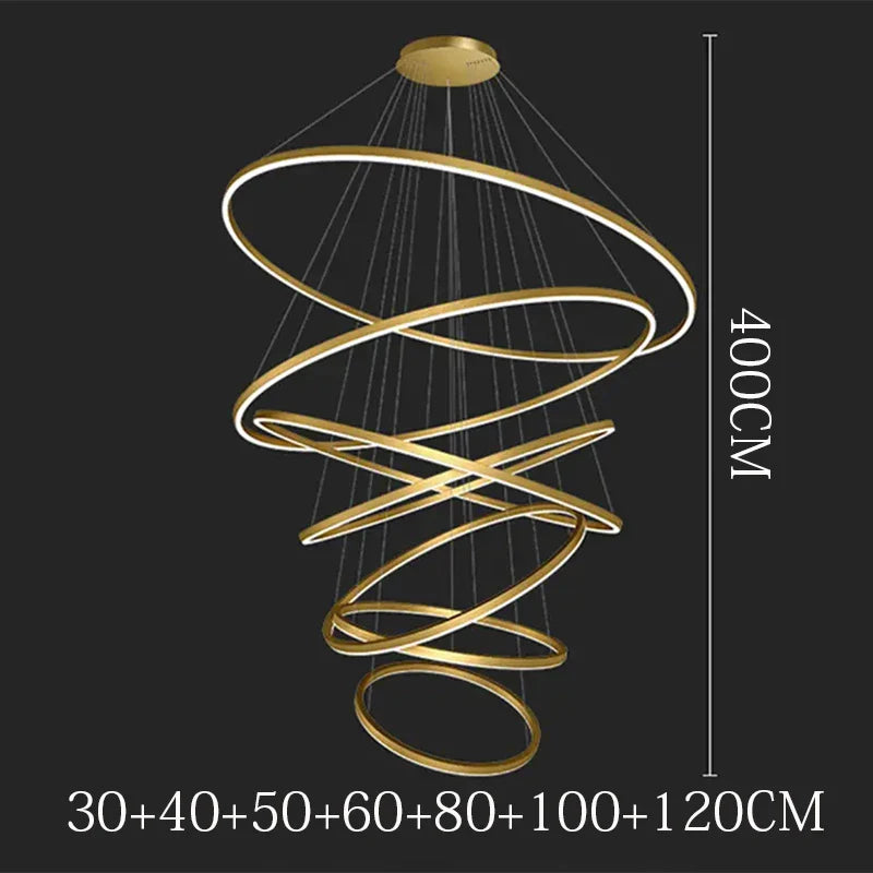 Afralia™ Modern LED Pendant Light for Living Room Dining Room Chandeliers Indoor Lighting