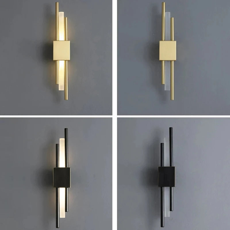 Afralia™ Modern LED Wall Lamp | Minimalist Bathroom Sconces for Elegant Home Lighting