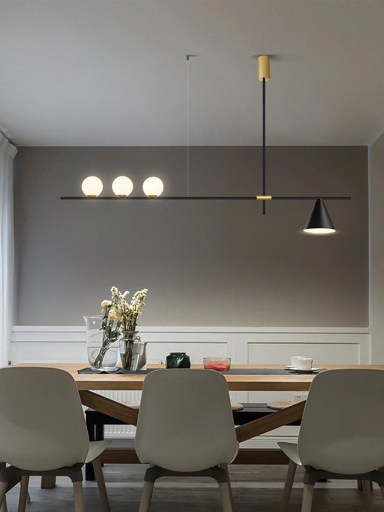 Afralia™ Modern LED Chandeliers: Nordic Minimalist Pendant Lights for Dining Room, Living Room, Kitchen