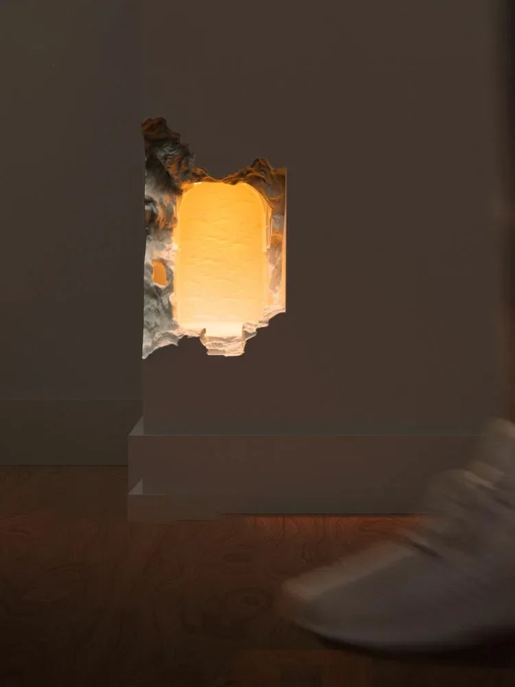 Afralia™ Embedded Night Light Gypsum Corner Wall Sconces for Corridor Stair Background