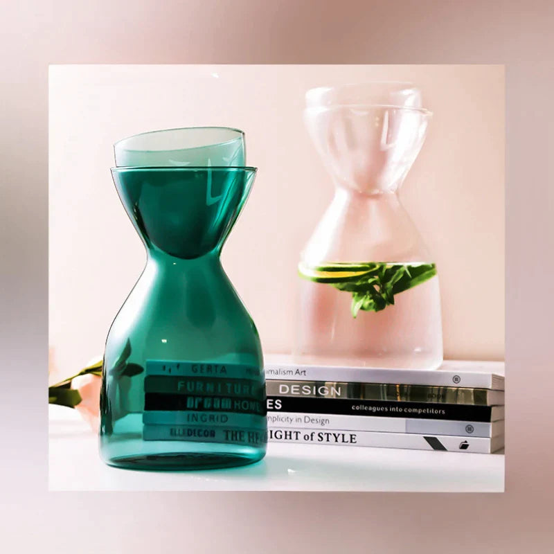 Afralia™ Glass Tea Infuser Water Bottle Thermos Drinkware Kit