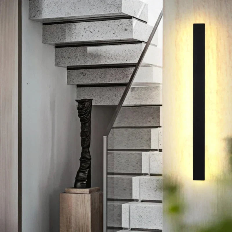 Afralia™ LED Wall Light: Stylish Home Decor for Bedroom, Living Room - Long Strip	optional
