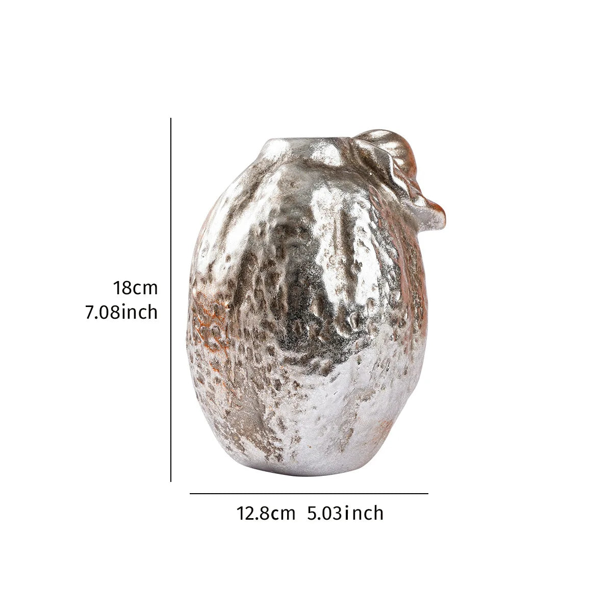 Afralia™ Golden Star Fruit Vase: Ceramic Lemon Flowerpot & Simulated Fruit Ornaments