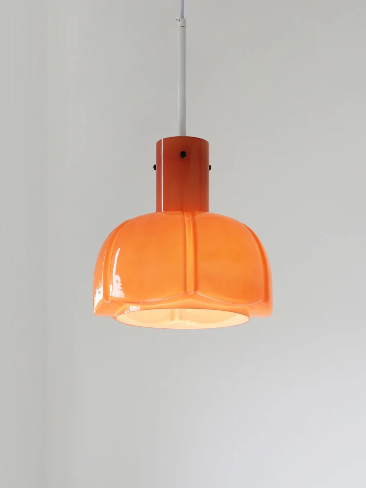 Afralia™ Retro Nordic Glass Pendant Light for Restaurant Cafe Bar Table