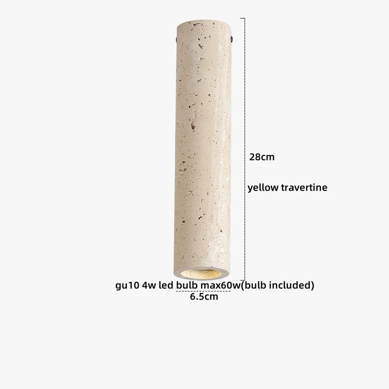 Afralia™ LED Ceiling Lamp Yellow Travertine - Nordic Acrylic Light for Living Room