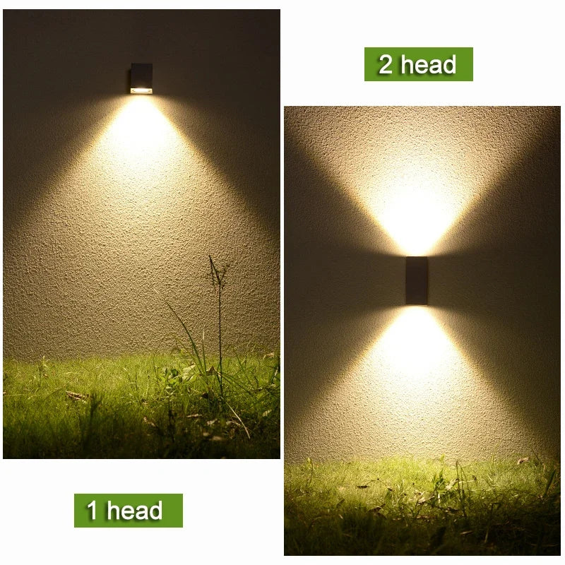 Afralia™ Outdoor GU10 Wall Lamp | Die-casting Engineering Lighting for Garden Villa