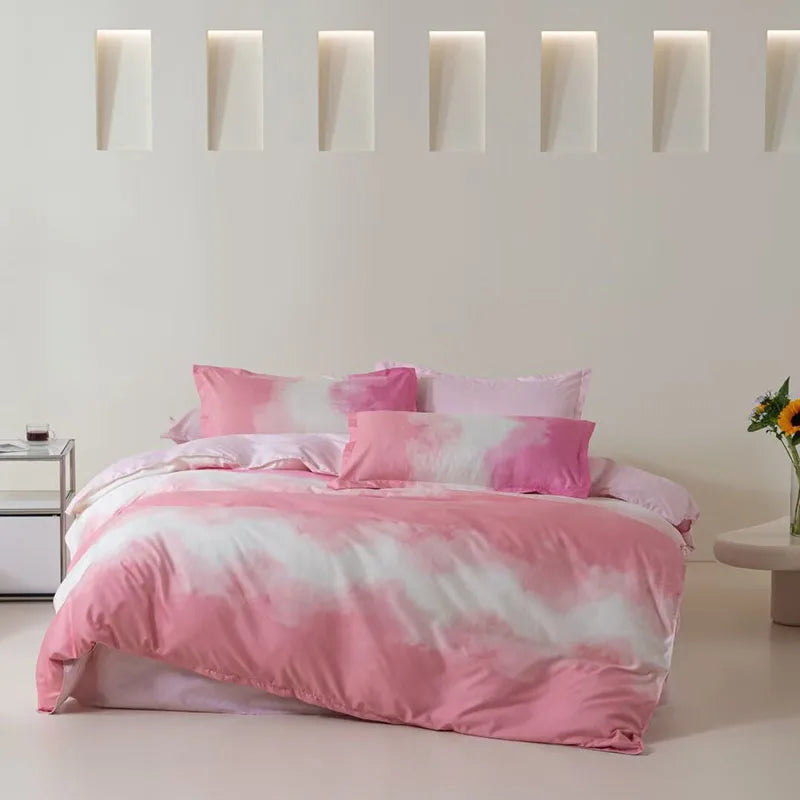 Afralia™ Romantic Starry 3D Printed Duvet Cover Set for Single Double Bed