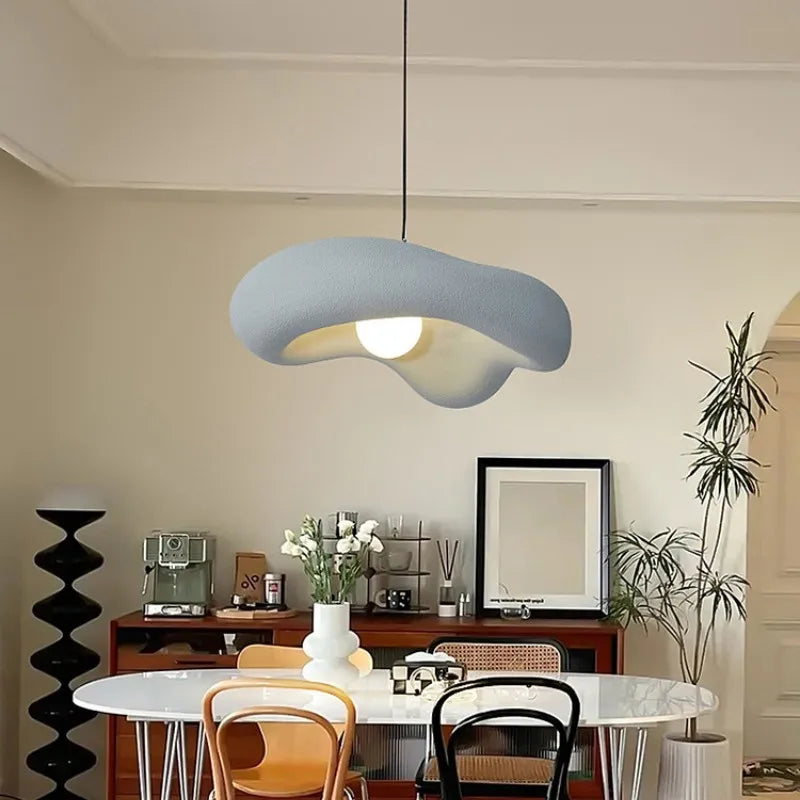 Afralia™ Creamy Style Wabi Sabi G9 LED Pendant Lights - Home Decor Hang Lamp