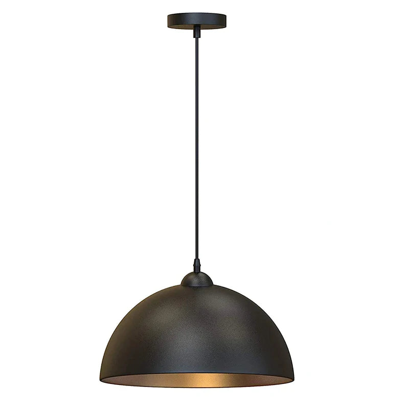 Afralia™ Retro Industrial Black Ceiling Pendant Lamp for Dining Room, Bar Decor.