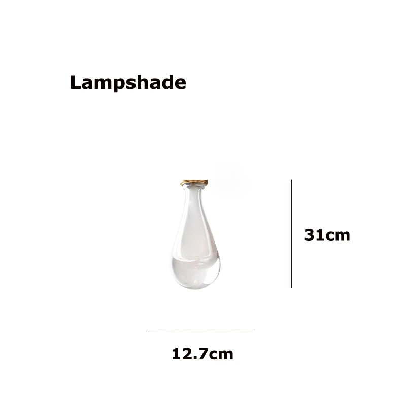 Afralia™ New Copper LED Pendant Light for Living Room and Hotel Staircase