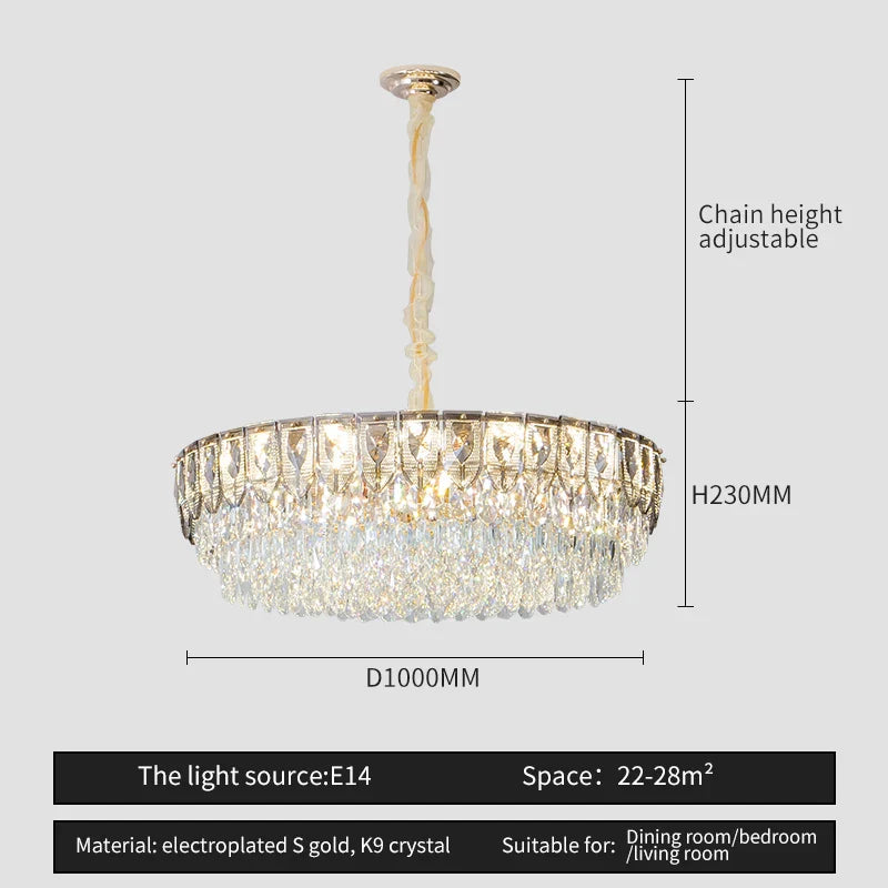 Afralia™ Crystal Chandelier: Modern Luxury Lighting for Home, Hotel, Restaurant